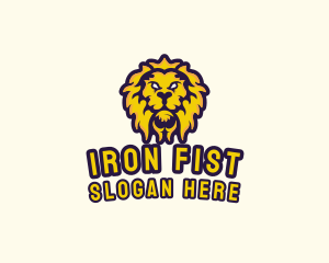 Golden Lion Esports logo design