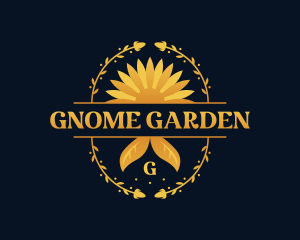 Stylish Flower Garden logo design