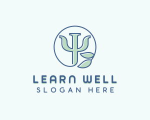 Psychology Eco Wellness logo design