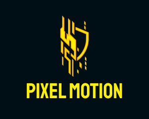 Gamer Pixel Crest  logo design