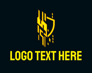 Gaming - Gamer Pixel Crest logo design