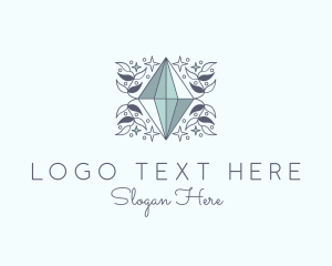 Luxury Crystal Gem logo