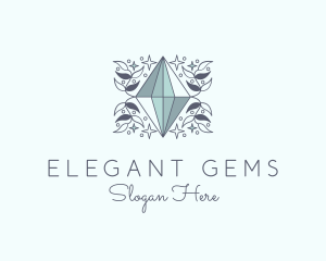 Luxury Crystal Gem logo design