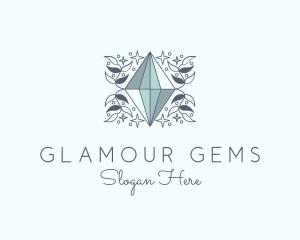 Luxury Crystal Gem logo design