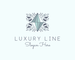 Luxury Crystal Gem logo design