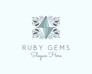 Luxury Crystal Gem logo design