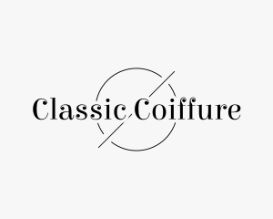 Classic Black Circle logo design