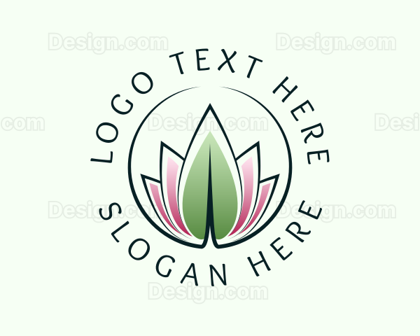 Wellness Lotus Leaf Logo