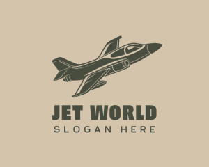 Fighter Jet Aircraft logo