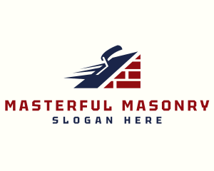 Masonry Trowel Builder logo design