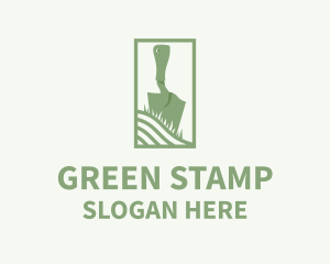 Green Shovel Planting logo design