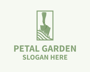 Green Shovel Planting logo design