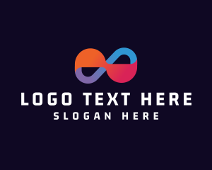 Gradient Infinity Loop logo