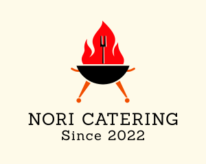 Hot Grill Restaurant  logo design