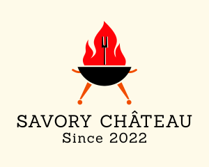 Hot Grill Restaurant  logo design