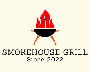 Hot Grill Restaurant  logo design