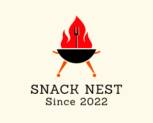 Hot Grill Restaurant  logo design