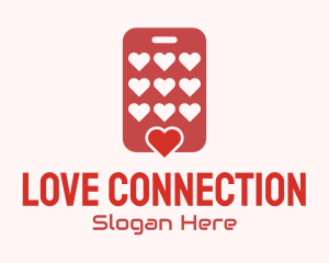 Phone Dating App Hearts logo