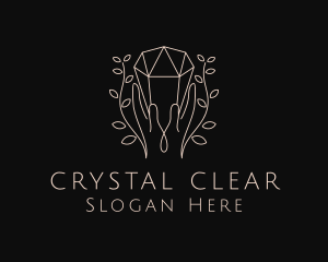 Crystal Hand Jewelry logo design