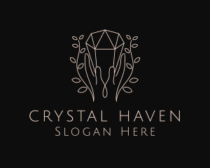 Crystal Hand Jewelry logo design