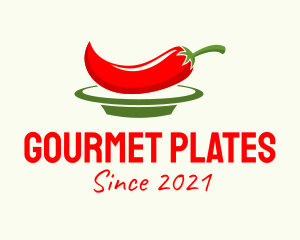 Chili Pepper Plate logo design