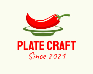 Chili Pepper Plate logo design