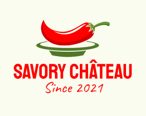 Chili Pepper Plate logo design