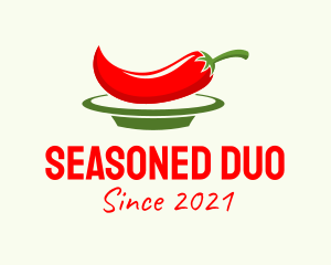 Chili Pepper Plate logo design