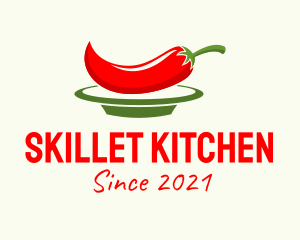 Chili Pepper Plate logo design