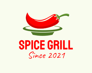 Chili Pepper Plate logo design