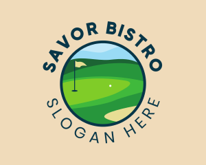 Golf Course Badge logo