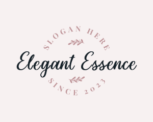 Aesthetic Feminine Wordmark logo design