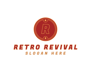 Retro Circle Fashion Boutique logo design