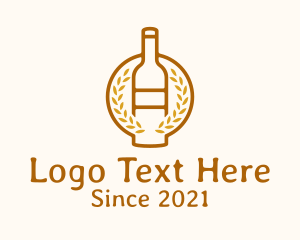 Wheat Liquor Bottle logo