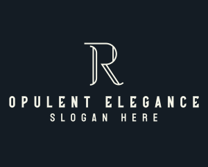 Elegant Letter R logo