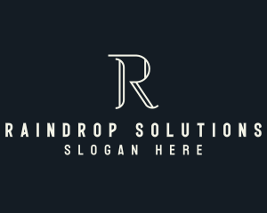 Elegant Letter R logo design