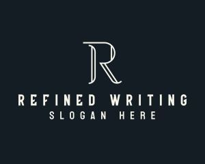 Elegant Letter R logo design