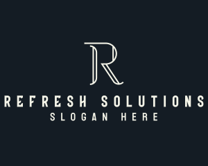 Elegant Letter R logo design