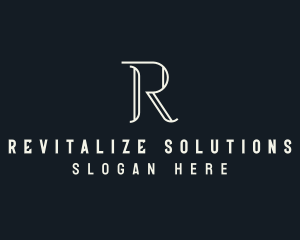 Elegant Letter R logo design