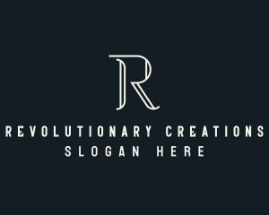 Elegant Letter R logo design