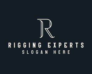 Elegant Letter R logo design