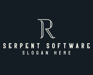 Elegant Letter R logo design