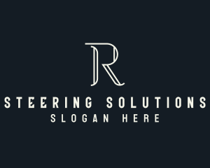 Elegant Letter R logo design