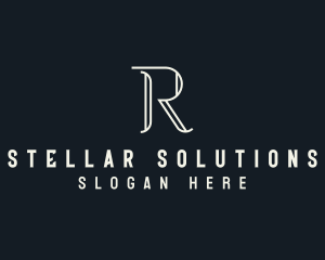 Elegant Letter R logo design