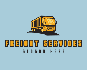 Freight Trucking Transportation logo