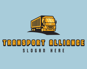 Freight Trucking Transportation logo