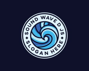 Aquatic Ocean Wave  logo design