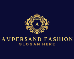 Shield Luxury Crown logo design