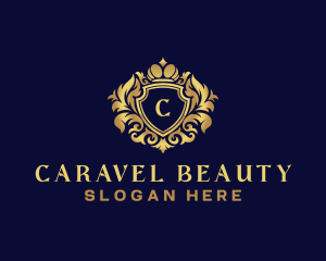 Shield Luxury Crown logo design