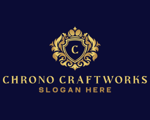 Shield Luxury Crown logo design